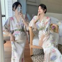 ราคา เดรสทรงกิโมโน แขนค้างคาว ผ้าซาตินสีครีม (42007890017)
