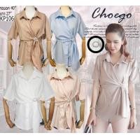 ราคา เสื้อเชิ้ต ป้ายเข็มขัดข้าง งานดีเว่อร์ F59 (5904798233)