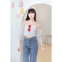 ราคา เสื้อเกาะอก ต่อแขนซีทรูรูดได้ แขนพอง F150 (5038870870)