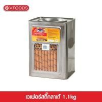 ราคา VFOODS เวเฟอร์สติ๊กลาเต้ 1 1 กก แตกหักง่าย (21986012985)