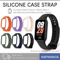 ราคา สายซิลิโคน for Xiaomi Mi Band 8 Active ฟิล์มป้องกันหน้าจอยางนุ่มกันชนสายรัดข้อมือ for Smartwatch Redmi Band 2 (29328759060)