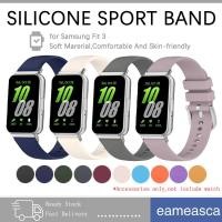 ราคา สายยางซิลิโคน for Samsung Galaxy Fit 3 กีฬานุ่มเปลี่ยนอุปกรณ์สร้อยข้อมือ for Smartwatch Samsung Fit 3 (29328759051)