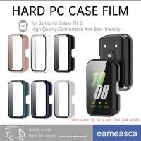 ราคา เคสพีซีแข็งพร้อมกระจกนิรภัย for Samsung Galaxy Fit 3 อุปกรณ์ป้องกันหน้าจอกันชน for Smartwatch Samsung Fit 3 (28377876838)