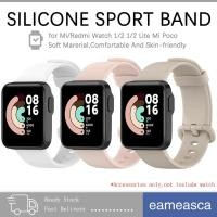 ราคา สายซิลิโคน for Redmi Watch 2 Lite Xiaomi Mi Watch Lite 2 1 Mi Poco Watch อุปกรณ์เสริมยางนุ่มแบบสปอร์ต (27027875014)