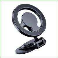 ราคา BON ที่วางโทรศัพท์ในรถยนต์แบบแม่เหล็กพับได้หมุนได้ 360 องศาโลหะแข็งแรงก่อสร้างชั้นวางโทรศัพท์แบบหมุนได้สําหรับรถยนต์ Dashbo (48151123814)