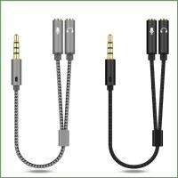 ราคา BON หูฟังไมโครโฟน Splitter 3 5 มม 2 หญิงถึง 1 ชายไมโครโฟน Splitter สายต่อชุดหูฟังอะแดปเตอร์สาย Br (52052196891)