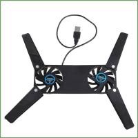 ราคา Folding USB Dual Fan Cooler Rotatable Cooling Pad Stand For PC Computer Laptop N (41950959348)