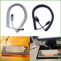 ราคา BON Coiled Cable Wire Mechanical Keyboard GH60 USB V2 Cable Mini Micro Type C USB (48850031530)