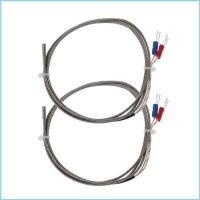 ราคา EZR 2 ชิ้น K ประเภท Mini Connector Thermocouple อุณหภูมิ Probe Sensor อุณหภูมิ Sensing พร้อมสายวัดช่วง 0 ถึง 60 (46851617050)