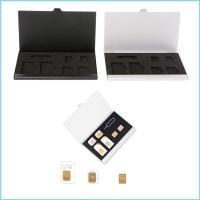 ราคา EZR Slim SIM Card Holder Card Case Storage and Phone Pin รวม 7 in 1 (57301600681)