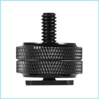 ราคา EZR Double Nut Cold Shoe 1 4 Hot Shoe Mount Phone Holder Adapter Bracket สําหรับกล้อง (56851596045)