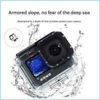 ราคา EZR Heavy Duty เคสกันน้ํากลางแจ้ง Enclosure Housing เหมาะสําหรับกล้องผจญภัย 50m ความลึก Anti Corsi (48150232884)