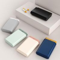 ราคา YoCiao Pill Organizer กล่องยารายสัปดาห์แบบพกพา ป้องกันความชื้น กระเป๋าเดินทาง Snap Lock กล่องใส่ยา 7 วัน ช่องจิ๋ว (40272756166)