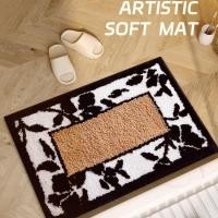 ราคา พรมประตูห้องน้ำ YoCiao พื้นหลังTPR ใยสังเคราะห์แห้งไว ซักทำความสะอาดได้สำหรับห้องน้ำ (43323906438)