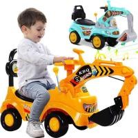 ราคา รถขาไถเด็ก มีเสียงเพลงมีแสงไฟ รถแม็คโคร ของเล่นเด็ก ตักเดิน แนะนำ 1 4 ปี (27230375178)