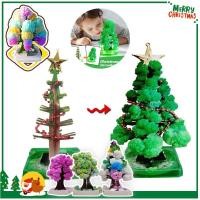 ราคา Magic Growing Christmas Tree ต้นคริสต์มาส ต้นไม้วิทยาศาสตร์ DIY Kid Magic Cardboard Paper Toy Gift (4267271903)