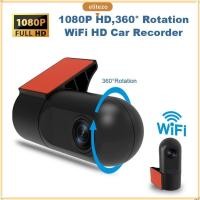 ราคา ELITEZO WiFi Dash Camera 360 ดูการบันทึก HD 1080P HD APP ควบคุม IR Night Vision Video Recorder บันทึกการขับขี่ (50901863039)