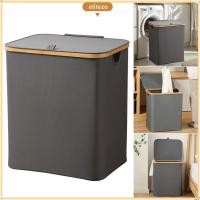 ราคา ผู้ลากมากดีzo ตะกร้าเก็บ ตะกร้าซักผ้าสีเทาแบบพับได้ขนาดใหญ่พร้อมฝาปิด ตะกร้าใส่เสื้อผ้า ห้องซักผ้าในครัวเรือน (45451892922)