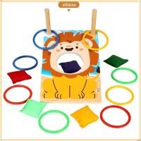 ราคา ELITEZO โยน Bean Bag Ring Toss เกม กระสอบทรายไม้แบบพกพาเกม Toss 2 in 1 ตลก Montessori ปริศนาของเล่นสําหรับเด็กเด็กวัยหัดเดิน (45451892900)