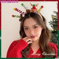 ราคา YONGWANG66HR ที่คาดผมคริสต์มาส ตกแต่งคริสต์มาส Elk Hair Hoop Antlers ที่คาดผม Santa Green Reindeer Plush Bow ยางรัดผมสีแดงตกแต่งคริสต์มาส (57900479211)