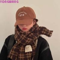 ราคา YONGWANG66HR ผ้าพันคอขนสัตว์ลายสก๊อต Plush Cashmere ผ้าคลุมไหล่ฤดูหนาวผ้าพันคอแคชเมียร์ Thicken ผ้าพันคอขนสัตว์สีทึบสไตล์เกาหลียาวผ้าคลุมไหล่ฤดูใบไม้ร่วงฤดูหนาว (57750315023)