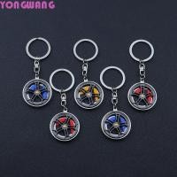 ราคา YONGWANG66HR ล้อ Hub Key Chain หมุนได้สังกะสีล้อ Hub เบรคพวงกุญแจ ตลก Fidget ของเล่นปลายนิ้ว Gadget 3D รถอุปกรณ์เสริมพวงกุญแจกุญแจรถ (57352112851)