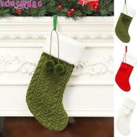 ราคา YONGWANG66HRคริสต์มาสถักถุงน่อง ส่วนบุคคลขนาดใหญ่ความจุMerry Christmasถุงเท้า ที่สวยงามแขวนสีแดง สีเขียว สีขาวจี้ต้นคริสต์มาสบ้าน (57250309649)