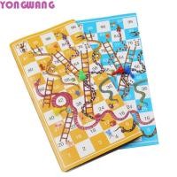 ราคา YONGWANG66HR ของเล่นบันไดงู เกมกระดานครอบครัวการศึกษา ที่น่าสนใจแบบพกพา Flying Chess Board พลาสติกเด็ก (54502618353)