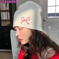 ราคา YONGWANG66HR เย็บปักถักร้อยโบว์ถักหมวก Warm Bowknot ถักหมวก ขนสัตว์น่ารักเกาหลีน่ารัก Beanies ฤดูใบไม้ร่วง (51900320007)