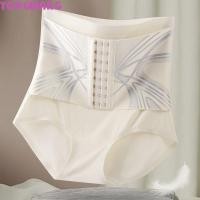 ราคา YONGWANG66HR Slimming Shapewear เอวสูงหัวเข็มขัดก้นยกกางเกง ผ้าฝ้ายนุ่มCrotch Shapersชุดชั้นในกางเกงไม่มีรอยต่อผู้หญิงชุด (51002298659)