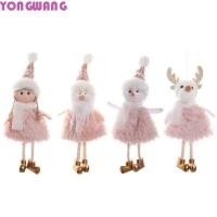 ราคา YONGWANG66HR Plush Angel Girl จี้ Angel Girl ตุ๊กตา Plush จี้ต้นคริสต์มาส Plush แขวนคริสต์มาส Santa Snowman เครื่องประดับคริสต์มาสตุ๊กตาต้นคริสต์มาส (47650324855)