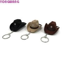 ราคา YONGWANG66HR พวงกุญแจหมวกคาวบอย จี้กระเป๋าตกแต่ง Western คาวบอยพวงกุญแจ แบบพกพาสไตล์ Mini Themed Party (46352502904)