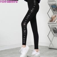 ราคา YONGWANG66HR Glitter Leggings Bright เจาะเอวสูง Glitter กางเกง แฟชั่น Thicken Super Elastic Harem กางเกงเพชร Glitter กางเกงผู้หญิง (45900644620)