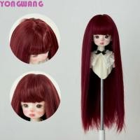 ราคา YONGWANG66HR Bjd ตุ๊กตาวิกผม 1 3 1 4 1 6 ยาวตรงตุ๊กตา BJD ที่มีสีสันอุณหภูมิสูงผ้าไหม Bangs Dress Up ตุ๊กตาวิกผมตุ๊กตาอุปกรณ์เสริม (57050456706)