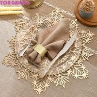 ราคา YONGWANG66HR 6 ชิ้น แผ่นรองจานเกล็ดหิมะ แผ่นรองโต๊ะ PVC กันลื่น ที่รองแก้ว Hollow แผ่นฉนวนกันความร้อนทนความร้อนโรงแรม (55900474408)