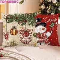 ราคา YONGWANG66HR 2 ชิ้นคริสต์มาสเบาะรองนั่ง 45x45 ซม หรูหรา Dacron โยนหมอน ผ้าปูที่นอน Supplie นุ่มการ์ตูน Creative Santa Claus โซฟาปลอกหมอนห้องนอน (54850489376)