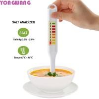 ราคา YONGWANG66HR Salinometer การวิเคราะห์วัดเครื่องมือ 0 3 2 0 เกลือเมตรอาหารความเค็มเครื่องวัดเกลือเครื่องวิเคราะห์อาหาร Salinometer ความเค็มเครื่องทดสอบ (54201694373)