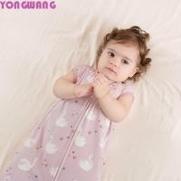 ราคา YONGWANG66HR ถุงนอนเด็ก ผ้าฝ้ายบางทารกแรกเกิด Swaddle ผ้าห่ม น่ารักแขนกุด Anti Kicking Cocoon ชุดนอนระบายอากาศเด็ก Sleep Sack Sleep Sack เครื่องนอน (50152196288)