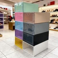 ราคา กล่องใส่รองเท้า พลาสติก ซื้อ3แถม3 สุดคุ้ม กันฝุ่น เรียงซ้อนง่าย ใช้ในตู้ ห้อง ขายดี กรุงเทพจัดส่งสินค้า (41719680820)