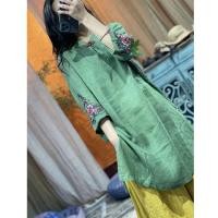 ราคา ชุดเดรสกี่เพ้า ผ้าฝ้าย ผ้าลินิน แขนยาว 3 4 ปักลาย สไตล์จีนย้อนยุค พลัสไซซ์ สําหรับผู้หญิง 2023 (42927039976)