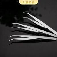 ราคา LuPa คีบหนีบสแตนเลส คีมหนีบอเนกประสงค์ มี 2 แบบ ปากคีบงอ ปากคีบแหลม Stainless steel tweezers (24066936621)