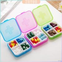 ราคา ZY กล่องยา มินิ กล่องสีสันลูกกวาด หลายช่อง กล่องยาแบบพกพา Cross packing pill box (27103593852)