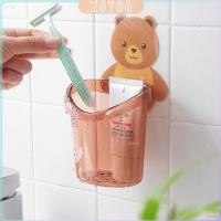 ราคา ZY ที่ใส่แปรงสีฟันติดผนังลายการ์ตูน แก้วใส่แปรงสีฟัน สติ๊กเกอร์หมีน้อยน่ารัก Toothbrush rack (28603599219)