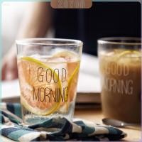 ราคา ZY แก้วกาแฟ สกินตัวหนังสือ Good MORNING ดีไซน์เลิศ Breakfast glass (27153139582)