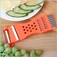 ราคา ZY ที่ขูดมะละกอ แบบหนา มีดปอกผลไม้ 5in1 พร้อมส่ง veggie chopper (24732615904)