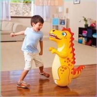 ราคา ZY ตุ๊กตาเป่าลม 3 D ตุ๊กตาล้มลุก ของเล่นออกกำลังกาย Inflatable tumbler A603 (22764704759)