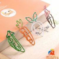 ราคา B F คลิปหนีบกระดาษ ลายการ์ตูนสุดน่ารัก คลิปหนีบกระดาษ ลายการ์ตูน แครอท คลิปหนีบกระดาษ ลายน่ารัก เครื่องเขียน Paper clip (24066570043)