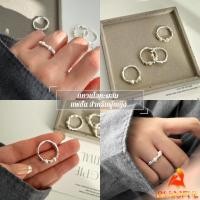 ราคา B F แหวนแฟชั่น โลหะผสม สีเงิน ประดับไข่มุกเทียม fashion ring (24959468696)