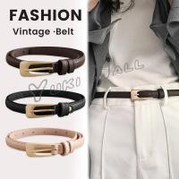 ราคา Yuki เข็มขัด ผู้หญิง เข็มขัดแฟชั่น หนัง PU สำหรับผู้หญิง แนววินเทจ เข็มขัด Belt (41852614485)