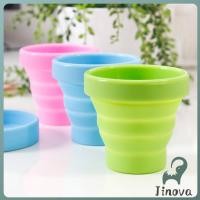 ราคา Jnv แก้วน้ำพับได้ แก้วน้ำซิลิโคน ถ้วยยืดไสลด์ silicone folding cup (41867615923)